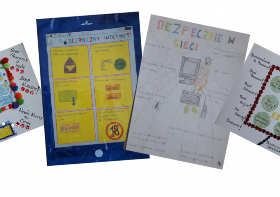 Grafika #0: SZKOLNY KONKURS PLASTYCZY BEZPIECZNY INTERNET