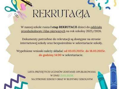 Rusza REKRUTACJA