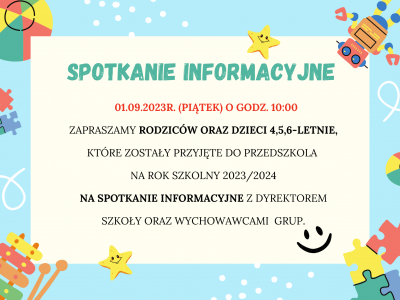 Spotkanie informacyjne