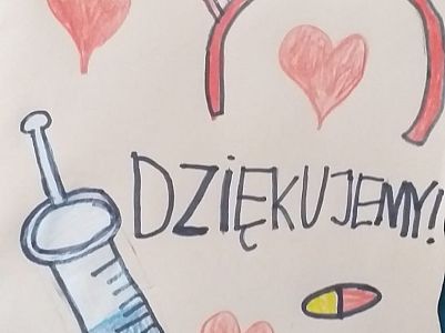 PODZIĘKOWANIE DLA SŁUŻB MEDYCZNYCH W DOBIE WALKI Z KORONAWIRUSEM