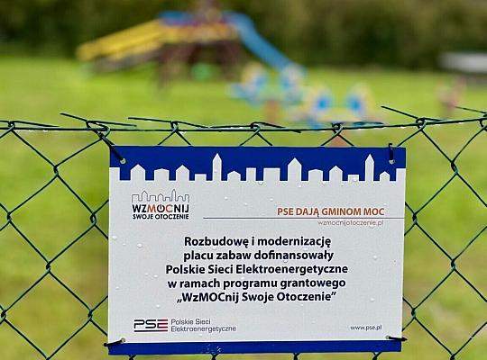 Nowy plac zabaw już otwarty!