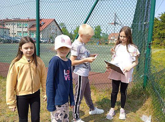Grafika #9: Uczniowie klasy III poszerzali swoją wiedzę o partonie szkoły