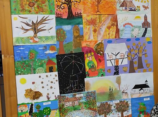 Grafika #3: Podsumowanie konkursów jesiennych w Gminnym Domu Kultury w Lini