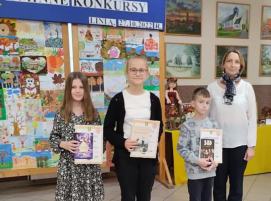 Grafika #4: Podsumowanie konkursów jesiennych w Gminnym Domu Kultury w Lini