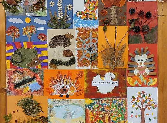 Grafika #8: Podsumowanie konkursów jesiennych w Gminnym Domu Kultury w Lini