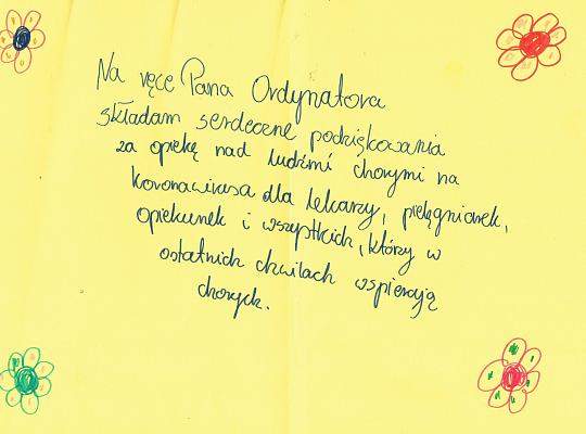 Grafika #9: PODZIĘKOWANIE DLA SŁUŻB MEDYCZNYCH W DOBIE WALKI Z KORONAWIRUSEM
