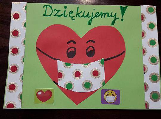 Grafika #24: PODZIĘKOWANIE DLA SŁUŻB MEDYCZNYCH W DOBIE WALKI Z KORONAWIRUSEM