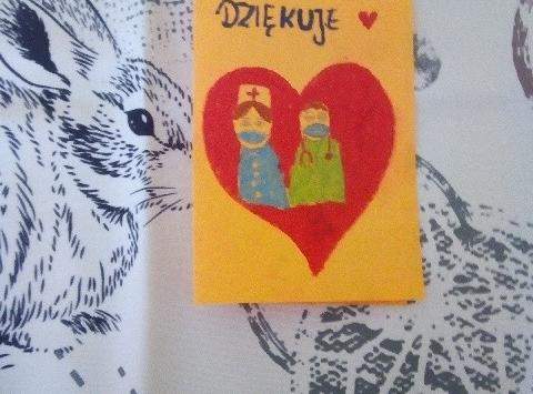Grafika #14: PODZIĘKOWANIE DLA SŁUŻB MEDYCZNYCH W DOBIE WALKI Z KORONAWIRUSEM
