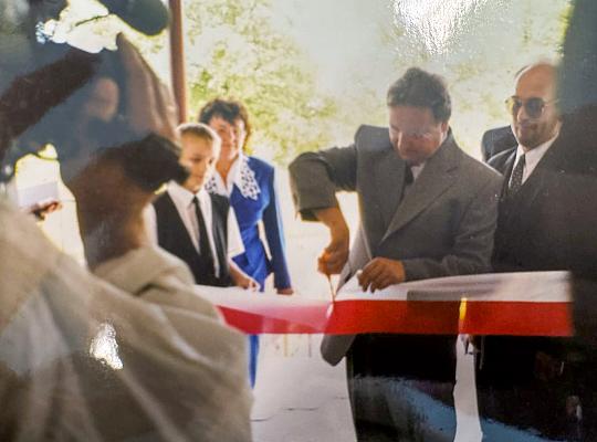 Otwarcie nowej szkoły podstawowej w Strzepczu