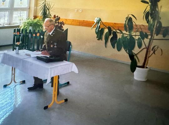 Wizyta świadka historii - Pana Władysława Okrój ze Strzepcza