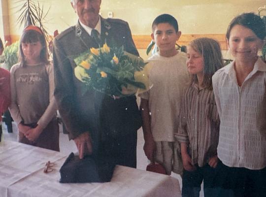 Wizyta świadka historii - Pana Władysława Okrój ze Strzepcza