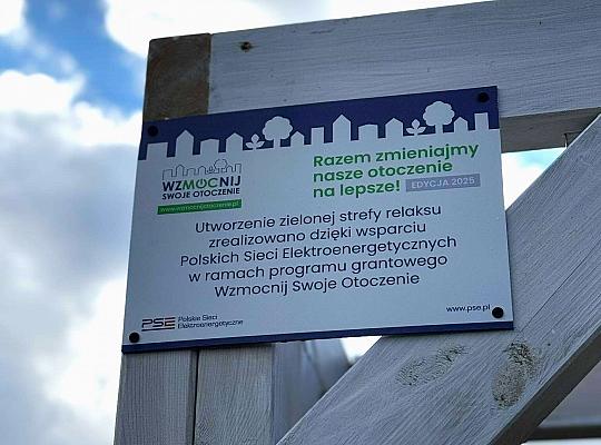 Zielona Strefa Relaksu oficjalnie otwarta