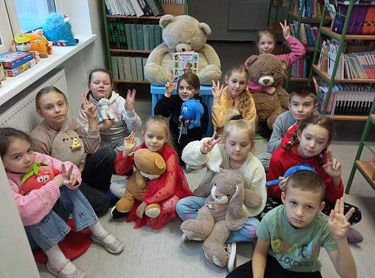 Dzień pluszowego misia w bibliotece szkolnej