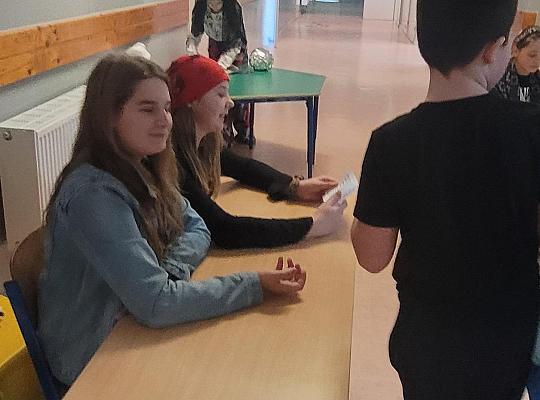 Zabawa andrzejkowa w klasach I - III