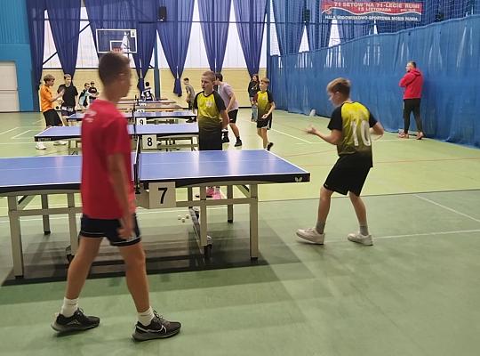 Powiatowe zawody tenisa stołowego