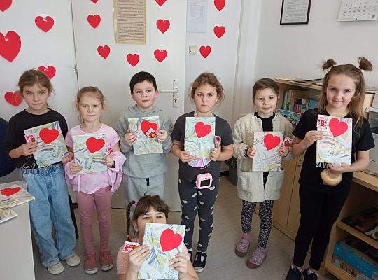 Walentynki w bibliotece szkolnej