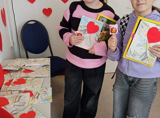 Walentynki w bibliotece szkolnej