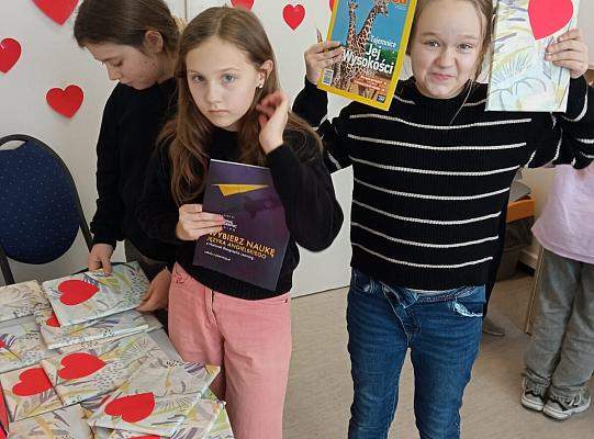 Walentynki w bibliotece szkolnej