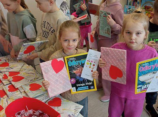 Walentynki w bibliotece szkolnej