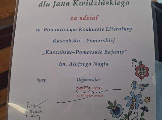 Powiatowy konkurs literatury kaszubsko-pomorskiej