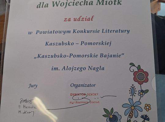 Powiatowy konkurs literatury kaszubsko-pomorskiej