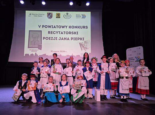 V Powiatowy Konkurs Recytatorski Poezji Jana Piepki
