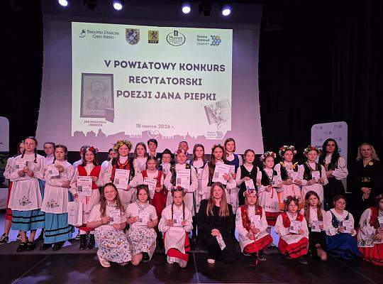 V Powiatowy Konkurs Recytatorski Poezji Jana Piepki