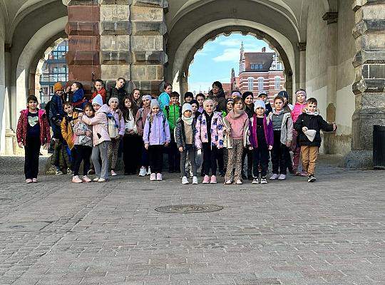 Uczniowie klas I - III na wycieczce w Gdańsku