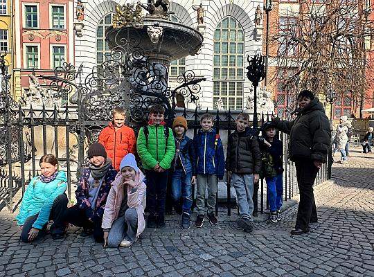 Uczniowie klas I - III na wycieczce w Gdańsku