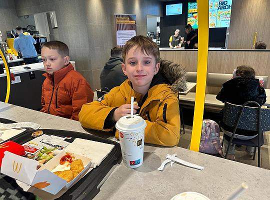 Uczniowie klas I - III na wycieczce w Gdańsku