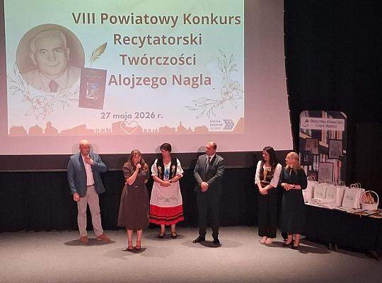 VIII Powiatowy Konkurs Recytatorski Twórczości Alojzego Nagla